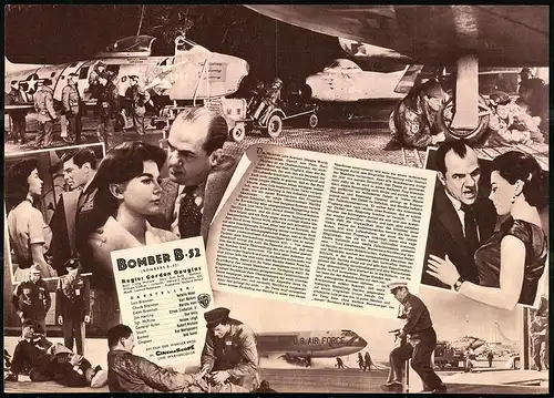 Filmprogramm IFB Nr. 4155, Bomber B-52, Natalie Wood, Karl Malden, Marsha Hunt, Regie Gordon Douglas