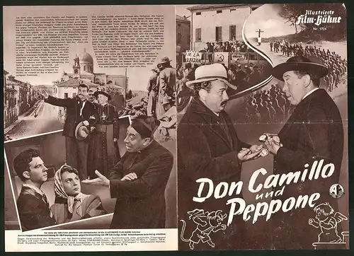 Filmprogramm IFB Nr. 1724, Don Camillo und Peppone, Fernandel, Gino Cervl, Sylvie, Regie Julien Duvivier