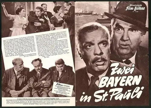 Filmprogramm IFB Nr. 3538, Zwei Bayern in St. Pauli, Joe Stöckel, Beppo Brem, Lucie Englisch, Regie Hermann Kugelstadt