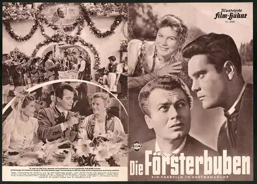 Filmprogramm IFB Nr. 3030, Die Försterbuben, Hermann Erhardt, Kurt Heintel, Erich Auer, Regie R. A. Stemmle