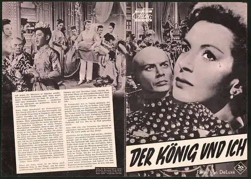 Filmprogramm DNF, Der König und ich, Deborah Kerr, Yul Brynner, Rita Moreno, Regie Walter Lang