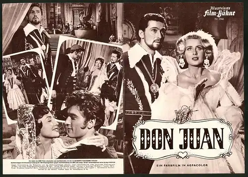 Filmprogramm IFB Nr. 2968, Don Juan, Cesare Danova, Josef Meinrad, Jean Vinci, Regie H. W. Kolm-Veltée