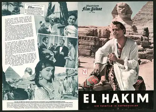 Filmprogramm IFB Nr. 4056, El Hakim, O. W. Fischer, Michael Ande, Nadja Müller, Regie Rolf Thiele