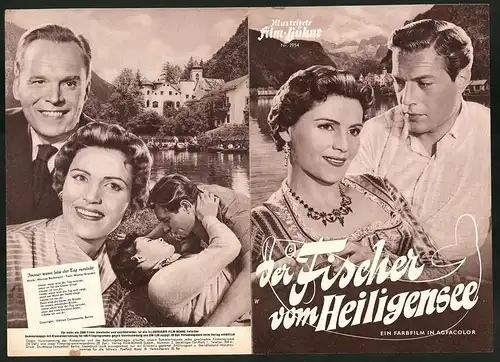 Filmprogramm IFB Nr. 2954, Der Fischer vom Heiligensee, Edith Mill, Lil Dagover, Albert Lieven, Regie Hans H. König