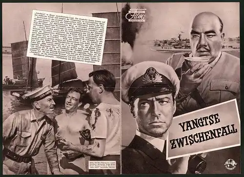 Filmprogramm DNF, Jangtse Zwischenfall, Richard Todd, William Hartnell, Akim Tamiroff, Regie Michael Anderson