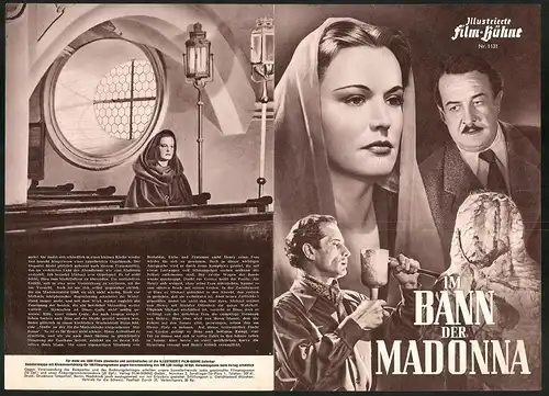 Filmprogramm IFB Nr. 1131, Im Bann der Madonna, Maria Holst, Siegfried Breuer, Viktor Staal, Edmond T. Greville