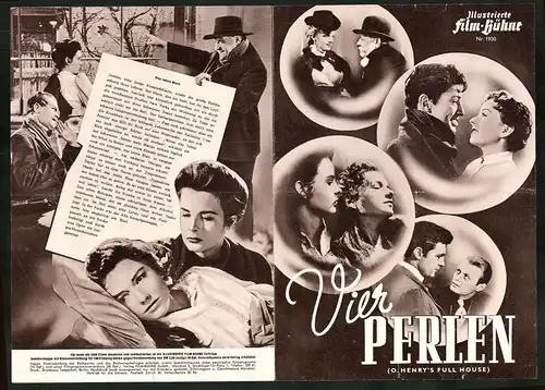 Filmprogramm IFB Nr. 1930, Vier Perlen, Dale Robertsin, Richard Widmark, Jeanne Crain, Regie Henry King