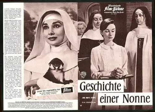 Filmprogramm IFB Nr. 5041, Geschichte einer Nonne, Audrey Hepburn, Peter Finch, Dean Jagger, Regie Fred Zinnemann