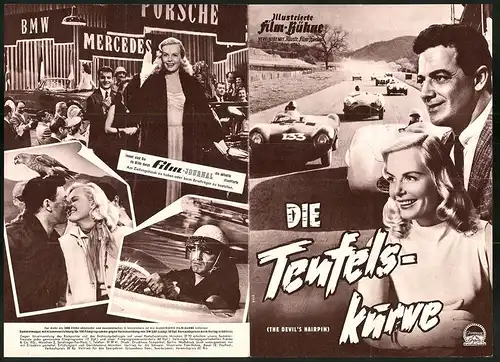 Filmprogramm IFB Nr. 4263, Die Teufelskurve, Cornel Wilde, Jean Wallace, Arthur Franz, Regie Cornel Wilde