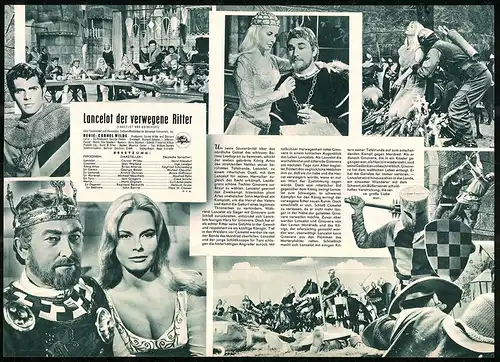 Filmprogramm IFB Nr. 6601, Lancelot der verwegene Ritter, Cornel Wilde, Jean Wallace, Brian Aherne, Regie Cornel Wilde