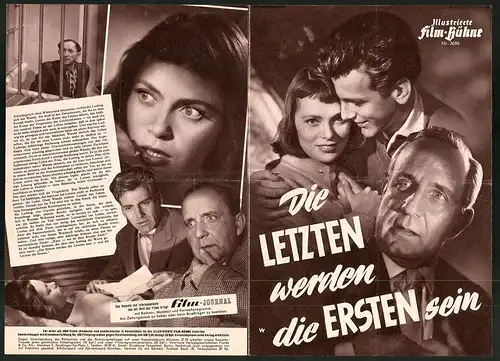 Filmprogramm IFB Nr. 3696, Die Letzten werden die Ersten sein, O. E. Hasse, Ulla Jacobsson, Regie Rolf Hansen