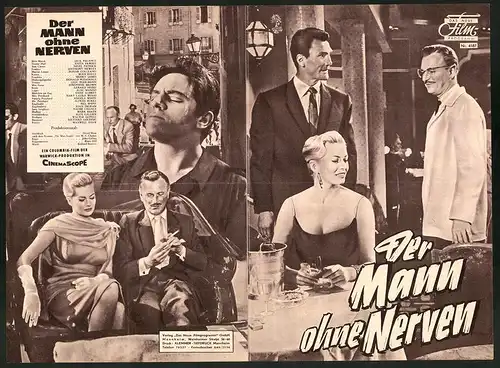 Filmprogramm DNF Nr. 4187, Der Mann ohne Nerven, Jack Palance, Anita Ekberg, Nigel Patrick, Regie John Gilling