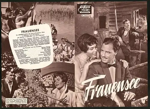 Filmprogramm DNF Nr. 4130, Frauensee, Barbara RÃ¼tting, Bernhard Wicki, Ivan Desny, Regie Rudolf Jugert