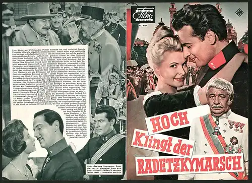 Filmprogramm DNF Nr. 4083, Hoch klingt der Radetzkymarsch, Johanna Matz, Walter Reyer, Regie Geza von Bolvary
