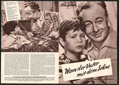 Filmprogramm IFB Nr. 2869, Wenn der Vater mit dem Sohne, Heinz RÃ¼hrmann, Oliver Grimm, Regie Hans Quest