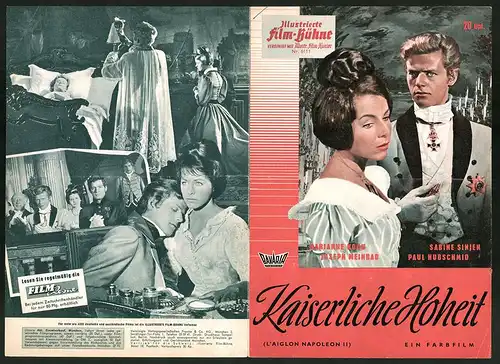 Filmprogramm IFB Nr. 6111, Kaiserliche Hoheit, Marianne Koch, Sabine Sinjen, Joseph Meinrad, Regie Claude Boissol