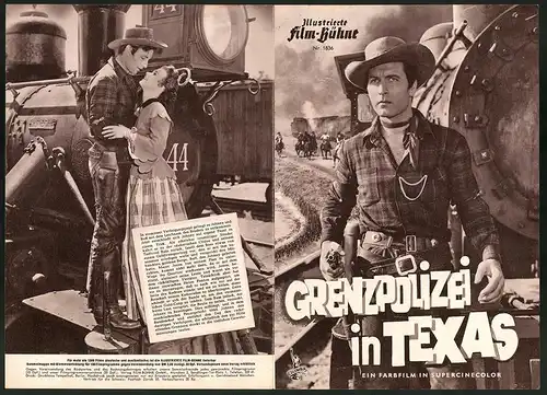 Filmprogramm IFB Nr. 1836, Grenzpolizei in Texas, George Montgomery, Gale Storm, John Litel, Regie Phil Karlson