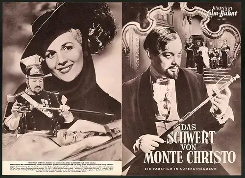 Filmprogramm IFB Nr. 1911, Das Schwert von Monte Christo, George Montgomery, Paula Corday, Regie Maurice Geraghty