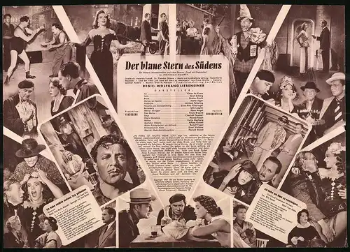 Filmprogramm IFB Nr. 1350, Der blaue Stern des Südens, Viktor de Kowa, Gretl Schörg, Regie Wolfgang Liebeneiner