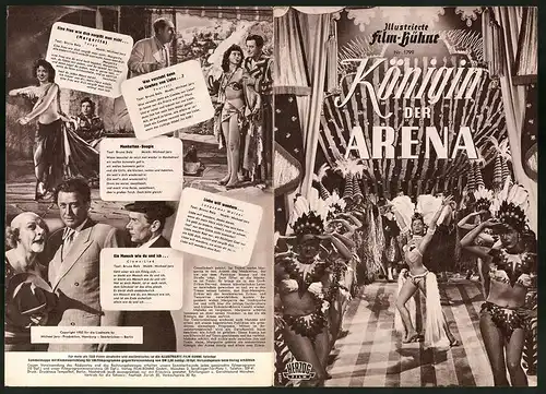 Filmprogramm IFB Nr. 1799, Königin der Arena, Maria Litto, Hans Söhnker, Grethe Weiser, Regie Rolf Meyer