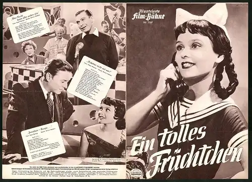 Filmprogramm IFB Nr. 2107, Ein tolles Früchtchen, Ingrid Pan, Hans Holt, Nadja Tiller, Regie Franz Antel