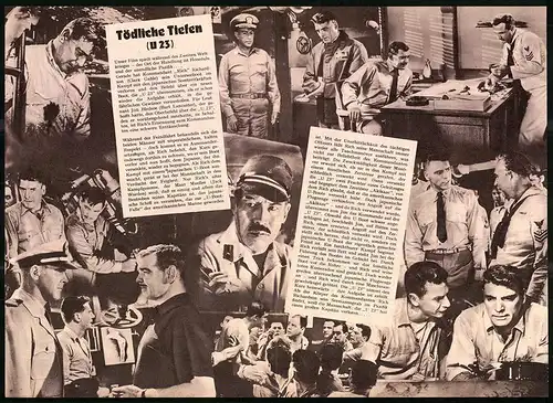 Filmprogramm DNF Nr. 3960, Tödliche Tiefen, Clark Gable, Burt Lancaster, Jack Warden, Regie Robert Wise