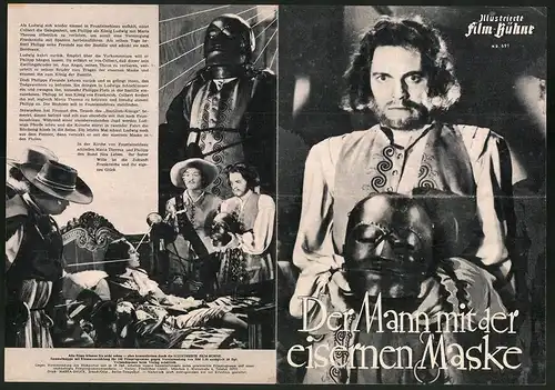 Filmprogramm IFB Nr. 691, Der Mann mit der eisernen Maske, Louis Hayward, Joan Bennett, Warren Wiliam, Regie James Whale