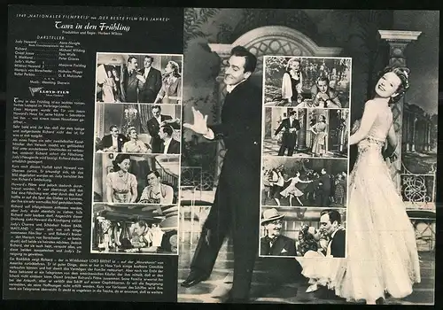 Filmprogramm IFB Nr. 458, Tanz in den Frühling, Anna Neagle, Michael Wilding, Tom Walls, Regie Herbert Wilcox