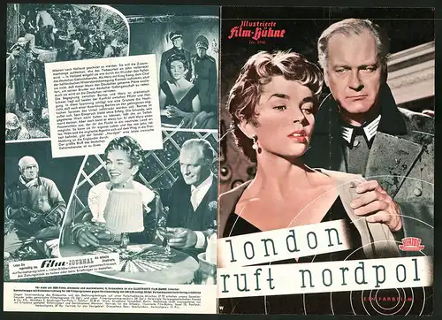 Filmprogramm IFB Nr. 3740, London ruft Nordpol, Dawn Addams, Curd Jürgens, René Deltgen, Regie Duilio Coletti