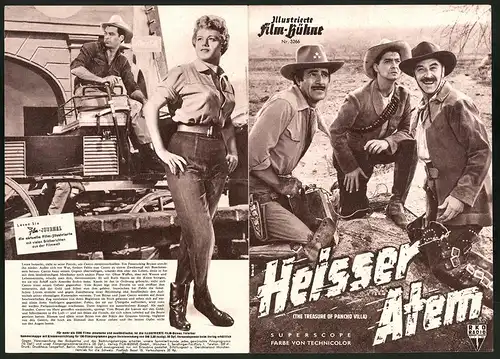 Filmprogramm IFB Nr. 3266, Heisser Atem, Rory Calhoun, Shelley Winters, Gilbert Roland, Regie George Sherman