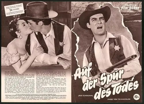 Filmprogramm IFB Nr. 3423, Auf der Spur des Todes, Rory Calhoun, Martha Hyer, Jean Jagger, Regie Jack Arnold