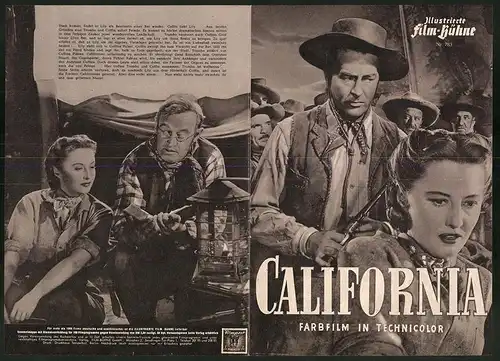 Filmprogramm IFB Nr. 783, California, Ray Milland, Barbara Stanwyck, Barry Fitzgerald, Regie John Farrow