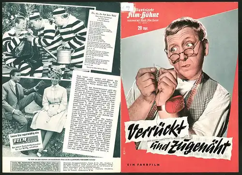 Filmprogramm IFB Nr. 6151, Verrückt und zugenäht, Rudolf Platte, Vivi Bach, Kurt Grosskurth, Regie Rolf Olsen