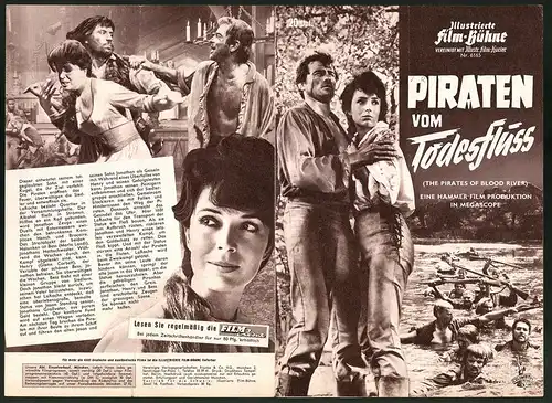 Filmprogramm IFB Nr. 6165, Piraten vom Todesfluss, Kerwin Mathews, Glenn Corbett, Rege John Gilling
