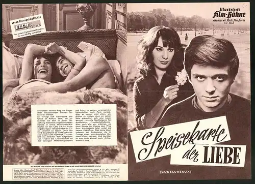 Filmprogramm IFB Nr. 5653, Speisekarte der Liebe, Jean-Claude Brialy, Bernadette Lafont, Regie Claude Chabrol