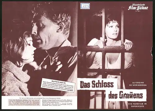 Filmprogramm IFB Nr. 6811, Das Schloss des Grauens, Rossana Podesta, Christophr Lee, Regie Anthony Dawson