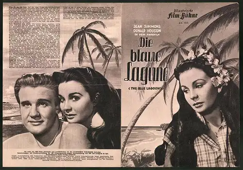 Filmprogramm IFB Nr. 703, Die blaue Lagune, Jean Simmons, Donald Houston, Susan Stranks, Regie Volker J. Becker