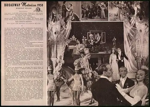 Filmprogramm IFB Nr. 619, Broadway Melodie 1950, Fred Astaire, Lucille Ball, Lucille Bremer, Regie Vincente Minnelli