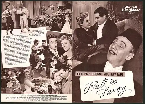 Filmprogramm IFB Nr. 2756, Ball im Savoy, Rudolf Prack, Eva-Ingeborg Scholz, Regie: Paul Martin