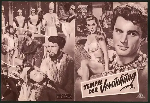 Filmprogramm DNF, Tempel der Versuchung, Lana Turner, Edmund Purdom, Regie: Richard Thorpe