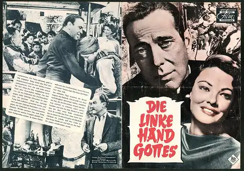 Filmprogramm DNF, Die linke Hand Gottes, Humphrey Bogart, Gene Tierney, Regie: Edward Dmytryk