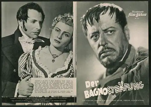 Filmprogramm IFB Nr. 391, Der Bagnosträfling, Paul Dahlke, Richard Häussler, Regie: Gustav Fröhlich