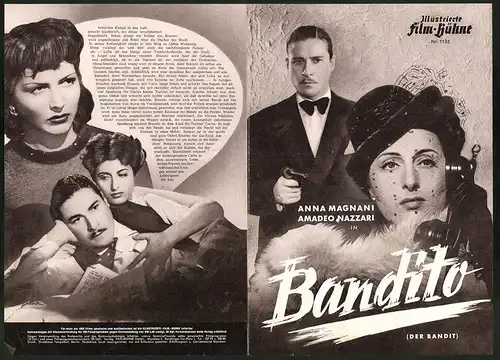 Filmprogramm IFB Nr. 1132, Bandito, Anna Magnani, Amadeo Nazzari, Regie: Alberto Lattuada