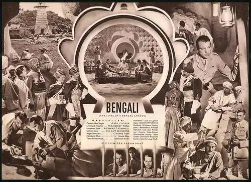 Filmprogramm IFB Nr. 1267, Bengali, Gary Cooper, Franchot Tone, Regie: Henry Hathaway