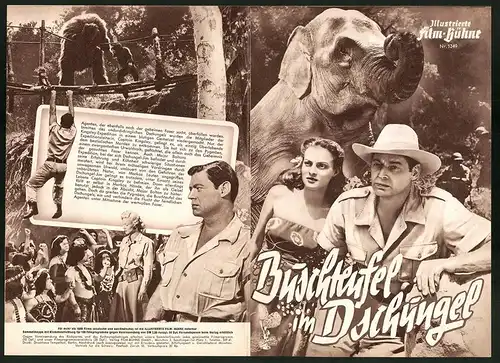 Filmprogramm IFB Nr. 1349, Buschteufel im Dschungel, Johnny Weissmüler, Ann Savage, Regie: William Berke
