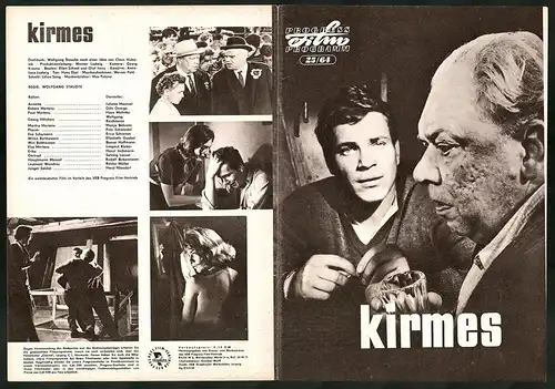 Filmprogramm PFP Nr. 25 /64, Kirmes, Juliette Mayniel, Götz George, Regie: Wolfgang Staudte