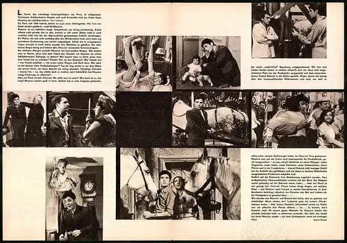 Filmprogramm PFP Nr. 38 /64, Zwei Mann und ein Pferd, Roger Pierre, Jean-Marc Thibault, Drean