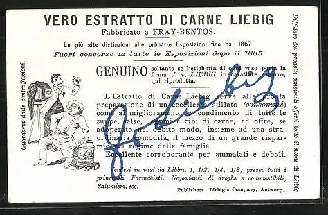 Sammelbild Liebig, Romeo e Giulietta, No. 5