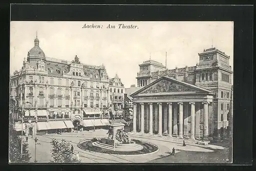 AK Aachen, Denkmal am Theater