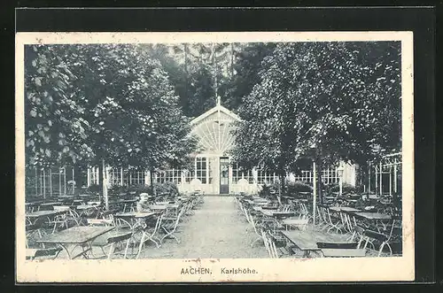 AK Aachen, Gasthaus auf der Karlshöhe